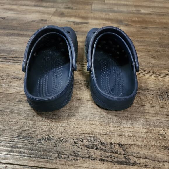 Classic Crocs dark blue size W8/M6 Pre-owned in good condition SH1 - Picture 3 of 8